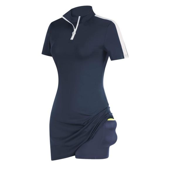 🎉Versatile tennis/golf dress moisturewicking innershorts hidden pockets - Picture 2 of 8